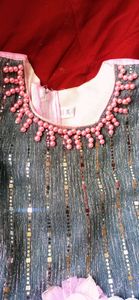 baby  pink frokk for ur babloo babiess.