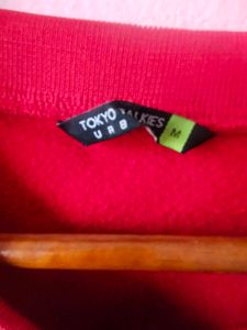 Red &amp; White &#39;New York&#39; Sweatshirt