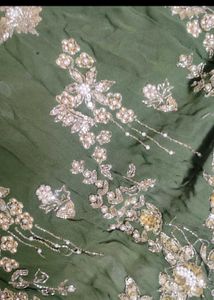 Green Embellished Kurta Set