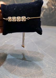 Gold Bracelet With Diamonds