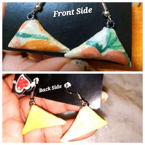 3 Pair Of Colourfull Earrings