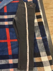 Dark Gray Denim Jeans