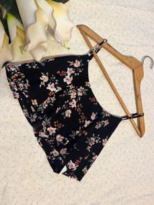 A Floral Crop Top