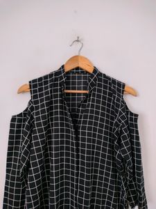 Black Checked Dresses