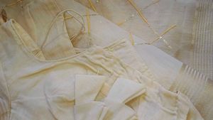 BUTTER YELLOW CLASSY SAREE + FREE EARINGS