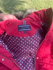 Red Padded Winter Coat