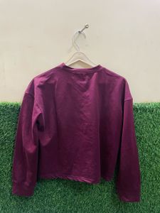 GRAPHIC CROP SWEATSHIRT FOR WOMEN
