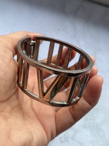 Roman Numbers Silver Metal Kada