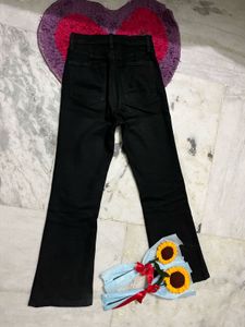 GAP Floral Flare Jeans