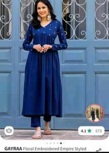 ❗️❗️ diwali sale ❗️❗️Elegant Blue Embroidere