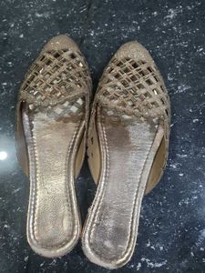 Golden Flats & Sandals