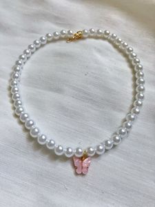 Butterfly beaded necklace 🦋
