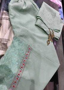 Elegant Embroidered Anarkali Suit Set