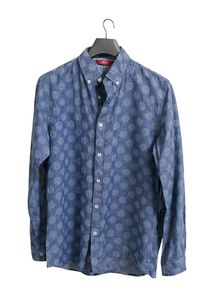 Stylish Blue Patterned Shirt