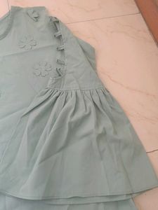 Cute Floral Cut Out Top