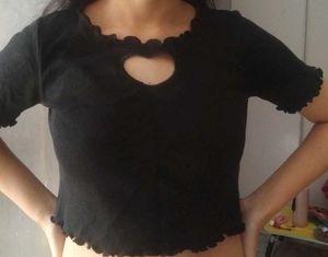 Black Crop Top