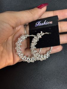 Hoop Crystal Earrings