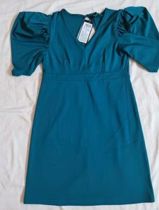 With Tag Tokyo Talkies Teal Dress