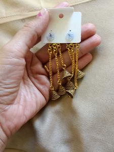 Peacock Jhumka Earrings