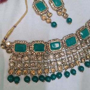 Bridal/Wedding Emerald🍀 Jewelry Set