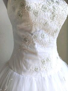 Super beautiful white gown