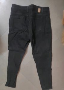 Ether Black Mom Jeans Faded