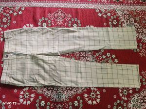 Beige Colour Formal Trousers For Men