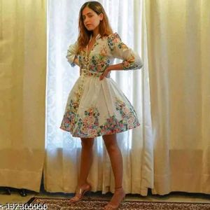 Floral Print Fit & Flare Dress