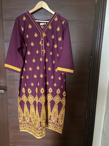 Naari Women’s Purple Wine Colour Kurta (xxl)