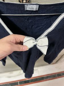 cute Korean bow fitted top 🎀