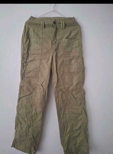 zudio Khaki Cargo Pants