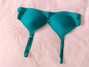Teal Padded Women Bra