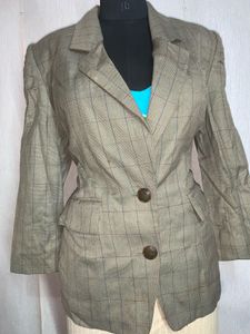 Vintage Plaid Blazer