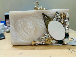 Elegant Beaded Clutch