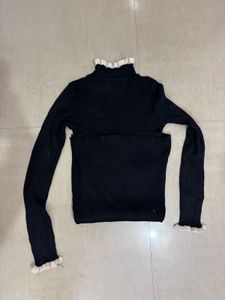 Elegant Black Long Sleeve Top