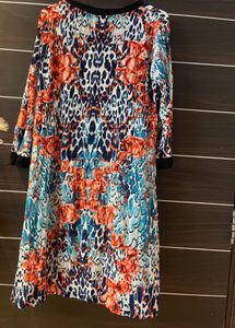 Floral Print Tunic Top