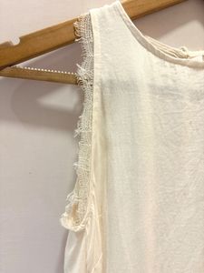 MANGO BEAUTIFUL Lace Trim Tank Top