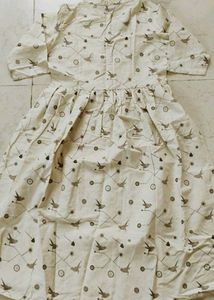 New Handloom Fabric Frock Without Tag