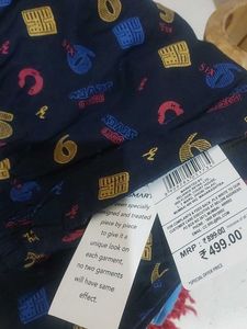 Patterned Casual Shorts pure cotton