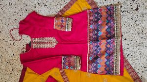 Embroidery Ethnic Suit