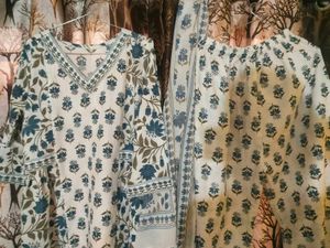 Floral Print Kurta with Pants &amp; Dupatta