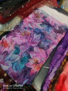 Digital Print Organza Fabric 55₹ Miter
