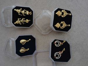 GOLDEN EARRINGS 😍- 4 PCS