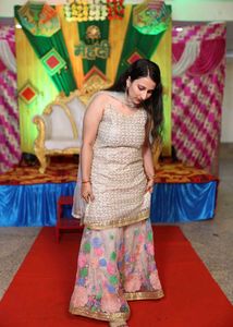 Elegant Embroidered sharara set