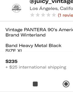 Vintage Pantera Snake Graphic T-Shirt✅✅