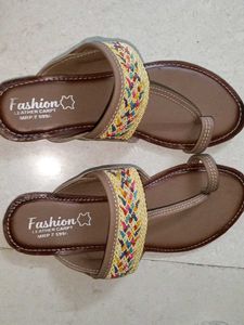 Jaipuri Nagra Jutti Set Of 2 (Multicolored)