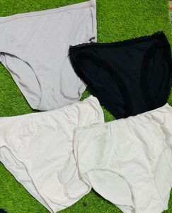 Xl Size Pure Cotton Highweist Briefs