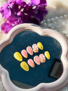 Butter Yellow Summer Nails