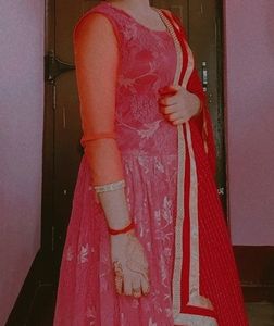 Pink Ethanic Wear Gown 💗