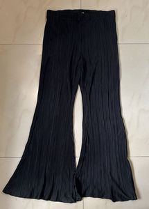 Black Flared Casual Pants